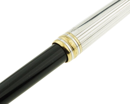Montblanc Meisterstück Solitaire Doué 925er Sterling Silber Füller No.114 Mozart