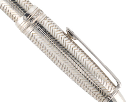 Montblanc Meisterstück Solitaire Silver Barley Füller No.146 LeGrand