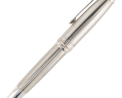 Montblanc Meisterstück Solitaire Silver Barley Füller No.146 LeGrand