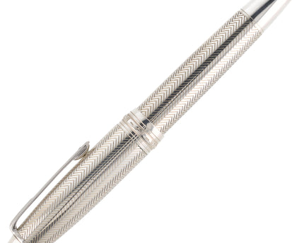 Montblanc Meisterstück Solitaire Silver Barley Füller No.146 LeGrand