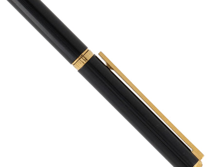 Dunhill Gemline Kugelschreiber Schwarz Gold