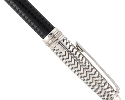 Montblanc Meisterstück Solitaire Doué Silver Barley Kugelschreiber No.164 Classique