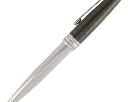 Montblanc Meisterstück Solitaire Carbon Steel Kugelschreiber No.164 Classique