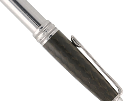 Montblanc Meisterstück Solitaire Carbon Steel Kugelschreiber No.164 Classique