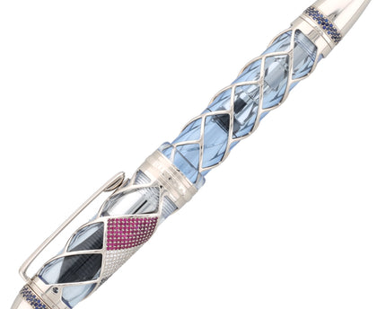 Montblanc Flag Pen Limited Edition 2002 Tricolore Bleu Füller - Verkauf gegen Gebot!
