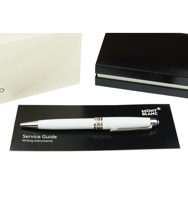 Montblanc Meisterstück White Solitaire Kugelschreiber No.164 Classique