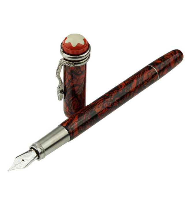 Montblanc Heritage Collection Rouge & Noir Serpent Marble Füller