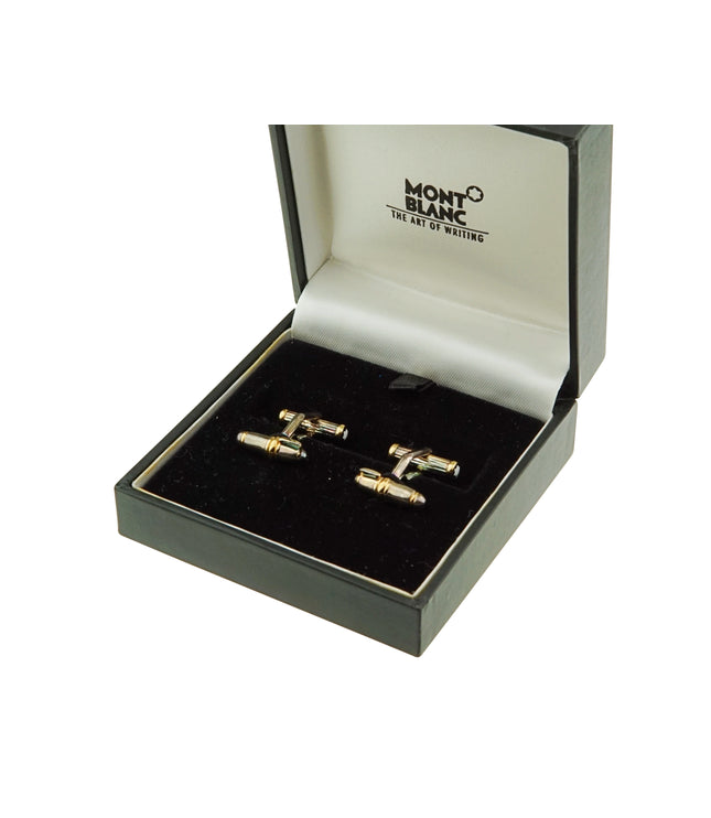 Montblanc Men's Jewellery Scriptum Manschettenknöpfe 925er Sterling Silber