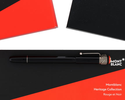 Montblanc Heritage Collection Rouge & Noir Spider Metamorphosis Füller