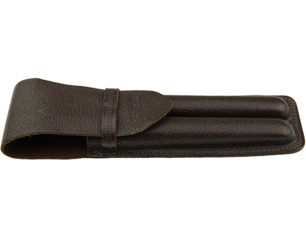 Montblanc Vintage 2er Lederetui Braun