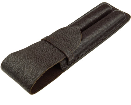 Montblanc Vintage 2er Lederetui Braun