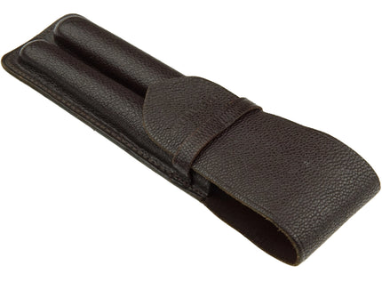 Montblanc Vintage 2er Lederetui Braun