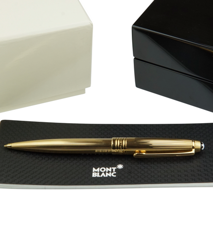 Montblanc Meisterstück Solitaire 750er Solid Gold Kugelschreiber No.164 Classique