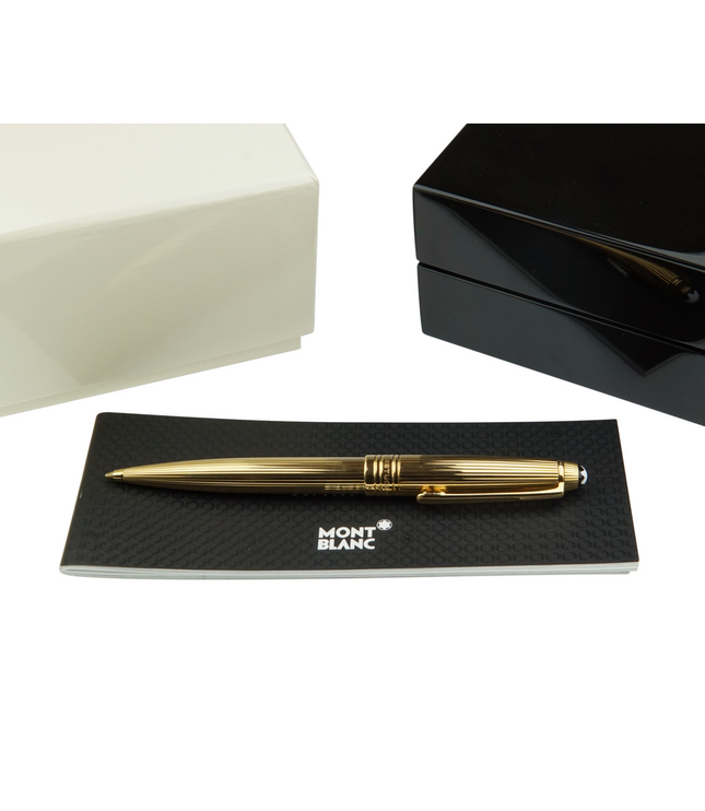 Montblanc Meisterstück Solitaire 750er Solid Gold Kugelschreiber No.164 Classique