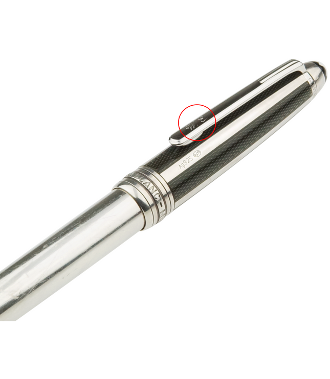 Montblanc Meisterstück Solitaire Silver Fibre Rollerball No.163 Classique