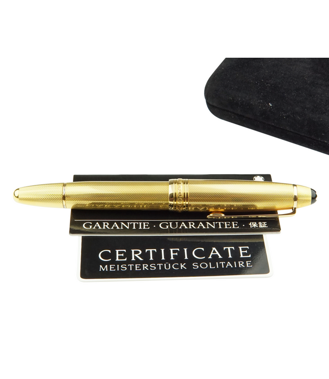 Montblanc Meisterstück Solitaire Gold Plated Füller No.146 LeGrand