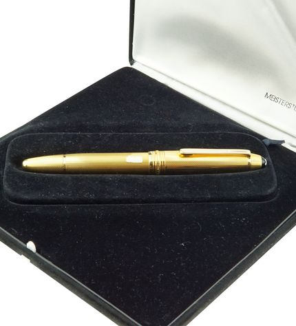 Montblanc Meisterstück Solitaire Gold Plated Füller No.146 LeGrand
