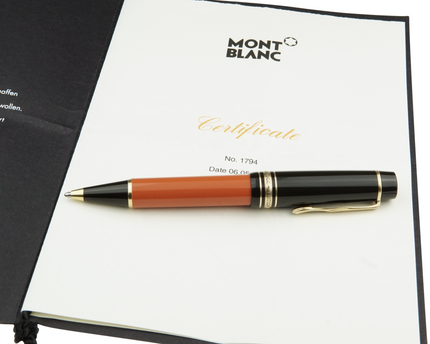 Montblanc Writers Edition 1992 Ernest Hemingway Kugelschreiber - meisterstück-shop.de