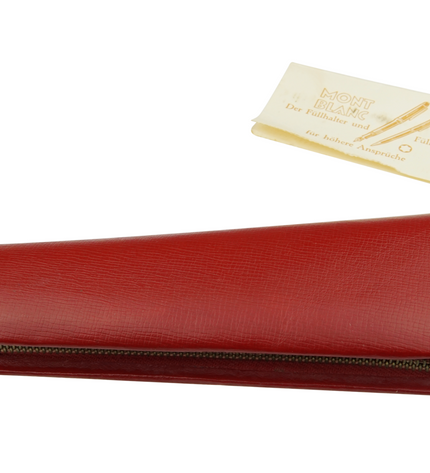Montblanc Vintage 2er Lederetui Rot