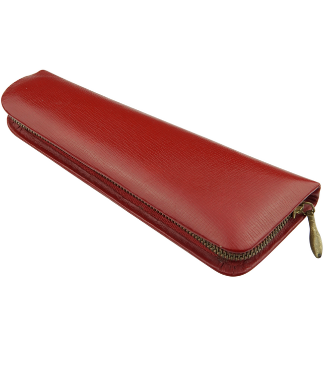 Montblanc Vintage 2er Lederetui Rot