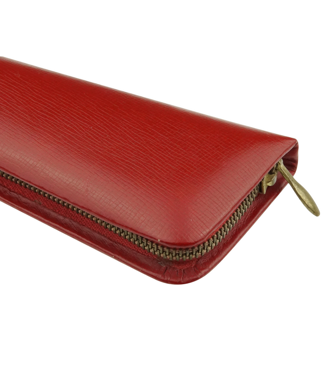 Montblanc Vintage 2er Lederetui Rot