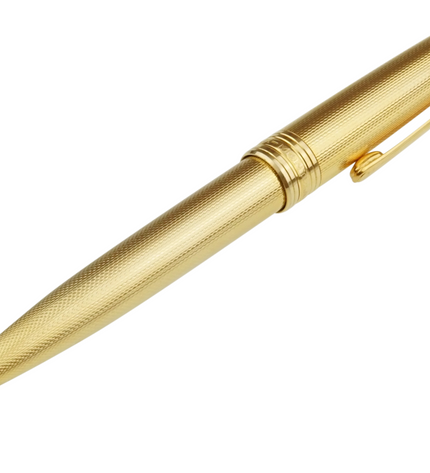 Montblanc Meisterstück Solitaire Gold Plated Kugelschreiber No.164 Classique