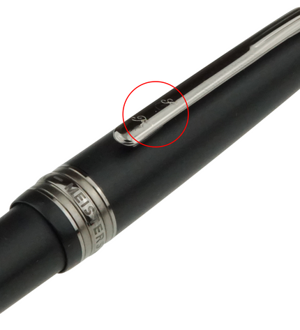 Montblanc Meisterstück Ultra Black Kugelschreiber Midsize