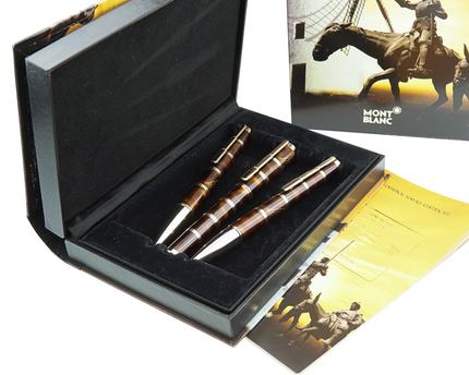 Montblanc Writers Edition 2005 Miguel de Cervantes 3er Set - meisterstück-shop.de