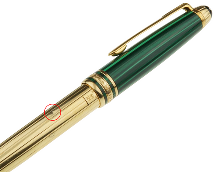 Montblanc Meisterstück Solitaire Czar Nikolai Vermeil Füller No.144 Classique - meisterstück-shop.de
