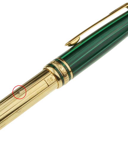 Montblanc Meisterstück Solitaire Czar Nikolai Vermeil Füller No.144 Classique