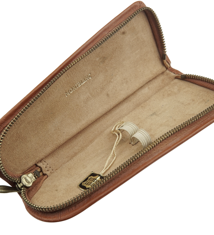 Montblanc Vintage 2er Lederetui Braun