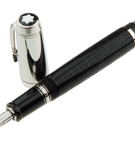 Montblanc Bohème Doué Noir Platinum Plated Füller