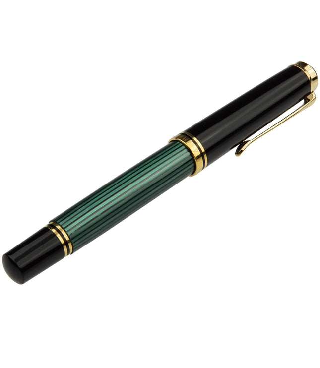 Pelikan Souverän R800 Tintenroller Grün Gestreift
