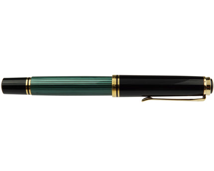 Pelikan Souverän R800 Tintenroller Grün Gestreift