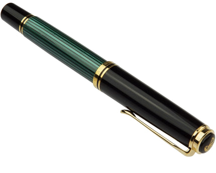 Pelikan Souverän R800 Tintenroller Grün Gestreift