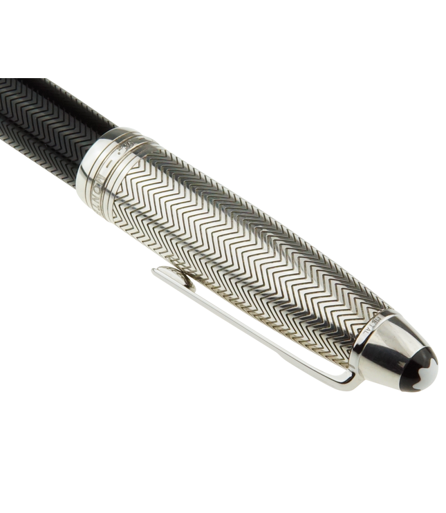 Montblanc Meisterstück Solitaire Doué Silver Barley Füller No.146 LeGrand
