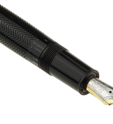 Montblanc Meisterstück Solitaire Doué Silver Barley Füller No.146 LeGrand