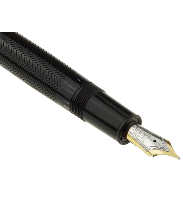 Montblanc Meisterstück Solitaire Doué Silver Barley Füller No.146 LeGrand
