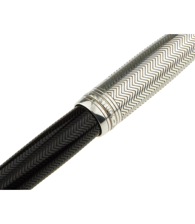 Montblanc Meisterstück Solitaire Doué Silver Barley Füller No.146 LeGrand