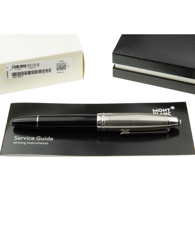 Montblanc Meisterstück Solitaire Doué Silver Barley Füller No.146 LeGrand