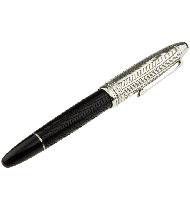 Montblanc Meisterstück Solitaire Doué Silver Barley Füller No.146 LeGrand