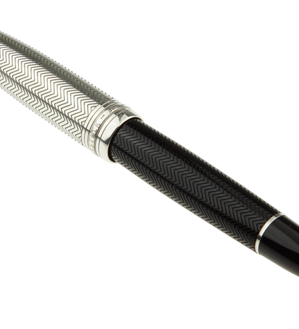 Montblanc Meisterstück Solitaire Doué Silver Barley Füller No.146 LeGrand