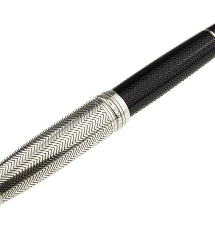 Montblanc Meisterstück Solitaire Doué Silver Barley Füller No.146 LeGrand
