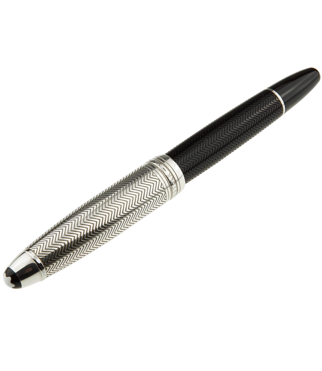 Montblanc Meisterstück Solitaire Doué Silver Barley Füller No.146 LeGrand