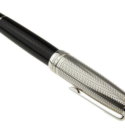 Montblanc Meisterstück Solitaire Doué Silver Barley Füller No.146 LeGrand