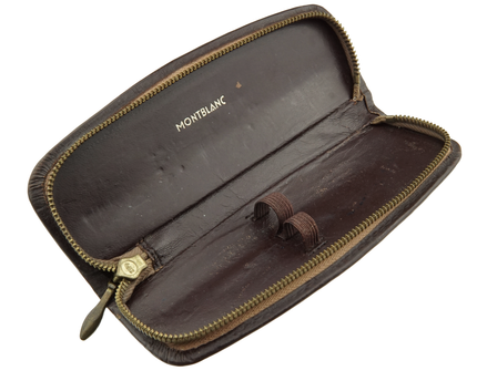 Montblanc Vintage 2er Lederetui Braun - meisterstück-shop.de
