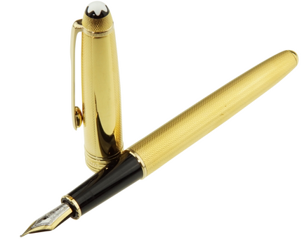 Montblanc Meisterstück Solitaire Gold Plated Füller No.144 Classique - meisterstück-shop.de