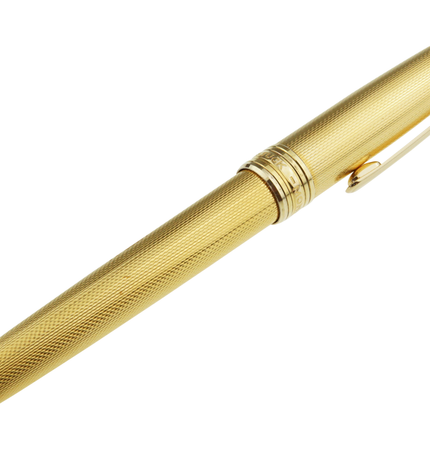 Montblanc Meisterstück Solitaire Gold Plated Füller No.144 Classique