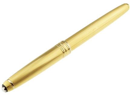 Montblanc Meisterstück Solitaire Gold Plated Füller No.144 Classique - meisterstück-shop.de