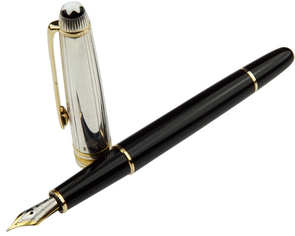 Montblanc Meisterstück Solitaire Doué 925er Sterling Silber Füller No.144 Classique - meisterstück-shop.de
